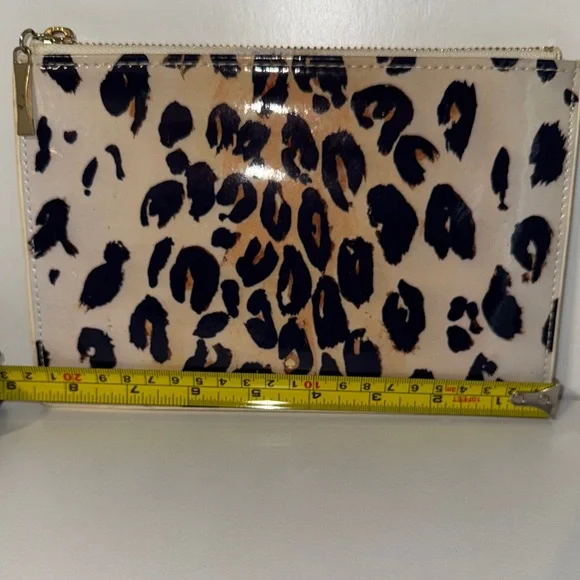 Kate Spade Black and Tan Animal Print Pouch - Picture 6 of 7